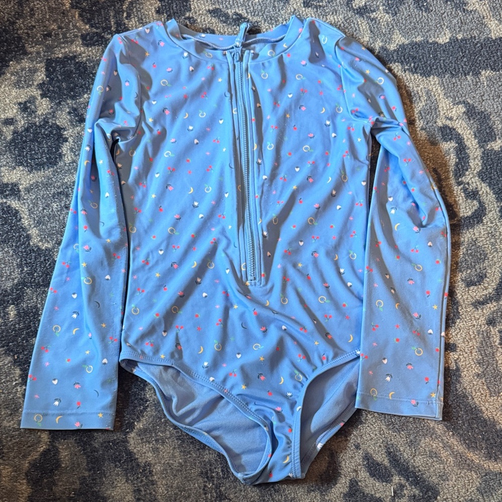 GAP Kids Blue Long Sleeve Swimsuit